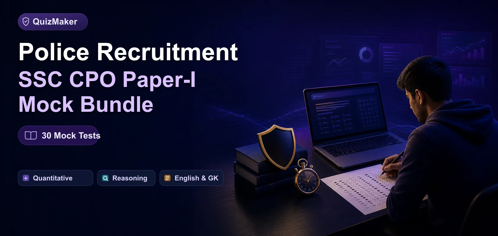 Police Recruitment & SSC CPO Paper-I Bundle